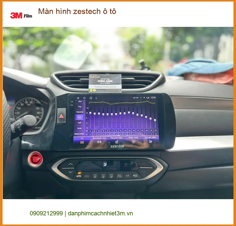 Anh Hưng lắp màn hình Zestech ô tô cho Kia K3 vì màn hình zin quá đơn điệu tại Quận 9 ảnh thực tế 2