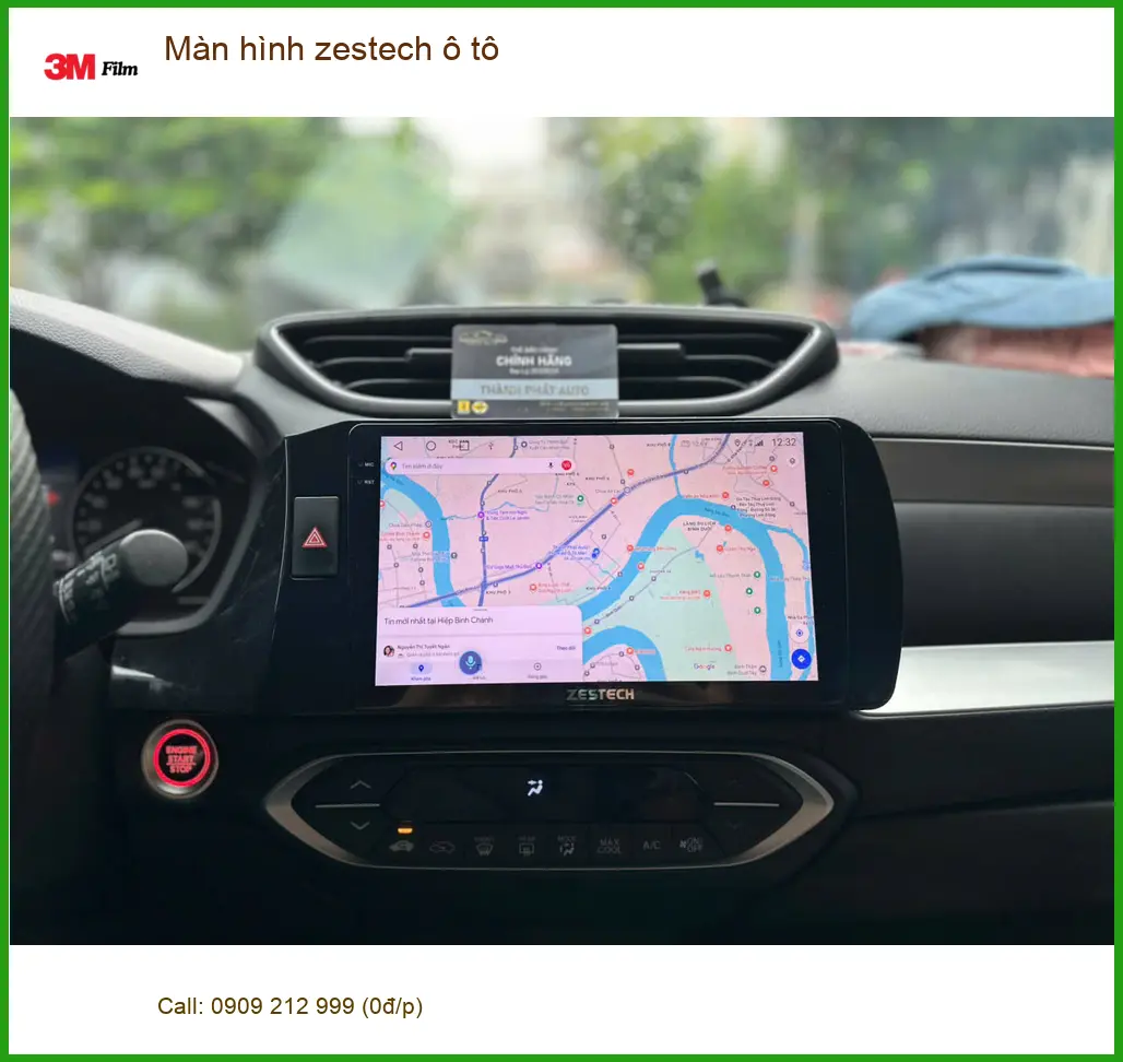 Anh Hưng lắp màn hình Zestech ô tô cho Kia K3 vì màn hình zin quá đơn điệu tại Quận 9 ảnh thực tế 3