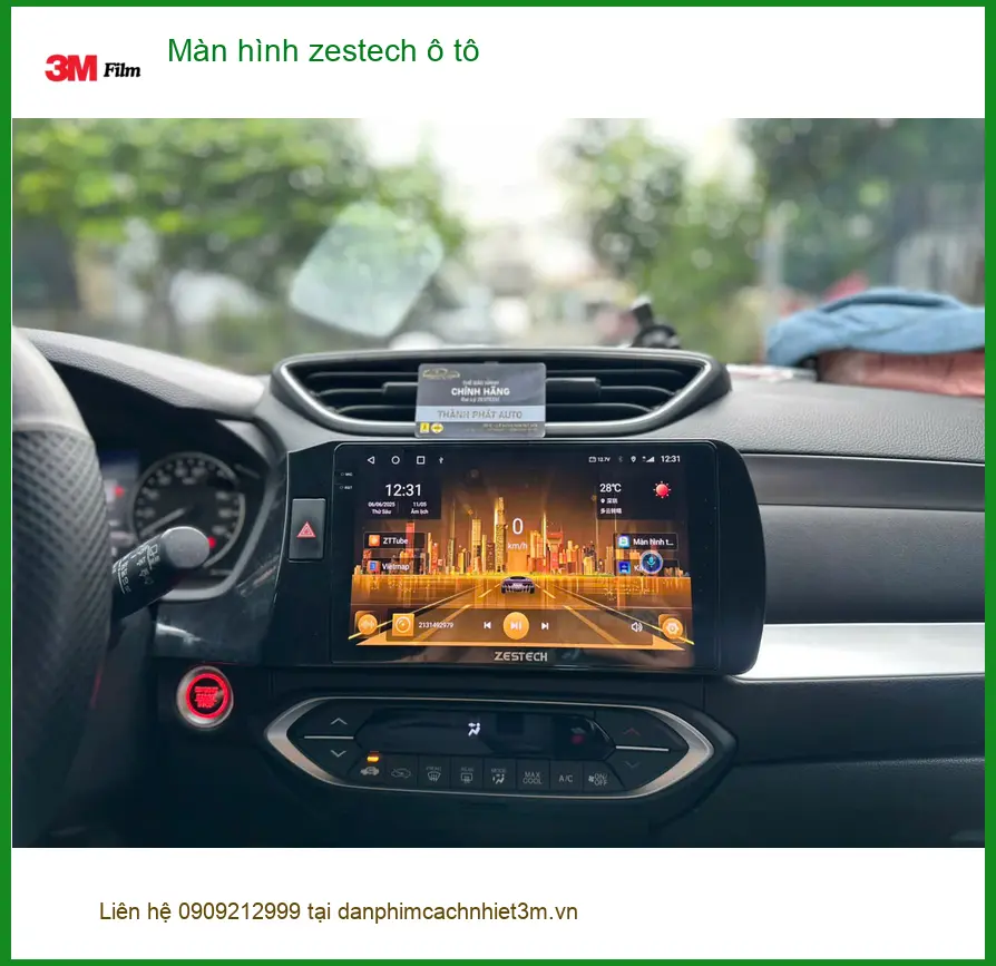 Anh Hưng lắp màn hình Zestech ô tô cho Kia K3 vì màn hình zin quá đơn điệu tại Quận 9 ảnh thực tế 5