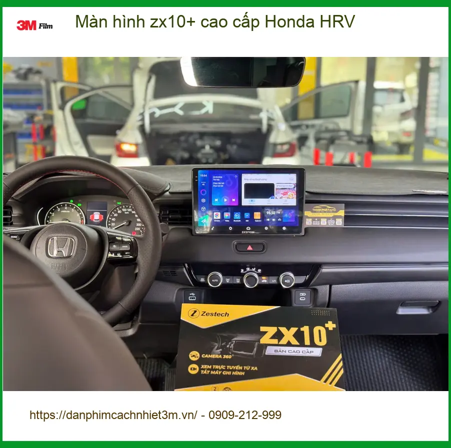 Chị Thảo lắp màn hình ZX10+ cao cấp Honda HRV tại Quận 9 nâng tầm trải nghiệm lái ảnh thực tế 2