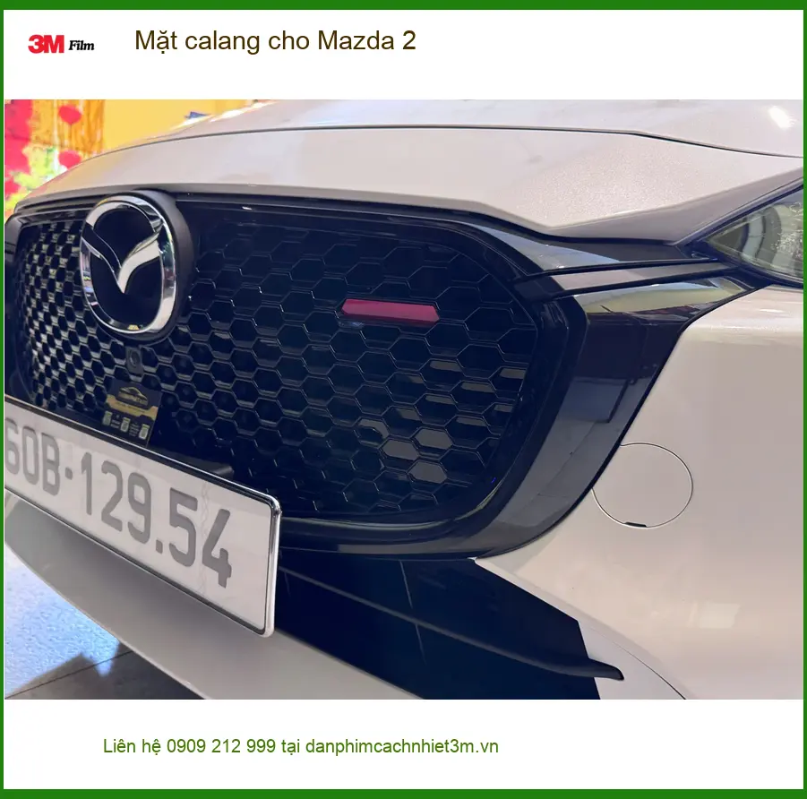 Anh Trọng nâng cấp Mặt calang cho Mazda 2 ở Quận 9 để xe trông thể thao hơn ảnh thực tế 2