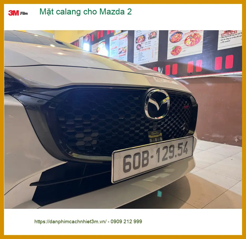 Anh Trọng nâng cấp Mặt calang cho Mazda 2 ở Quận 9 để xe trông thể thao hơn ảnh thực tế 4