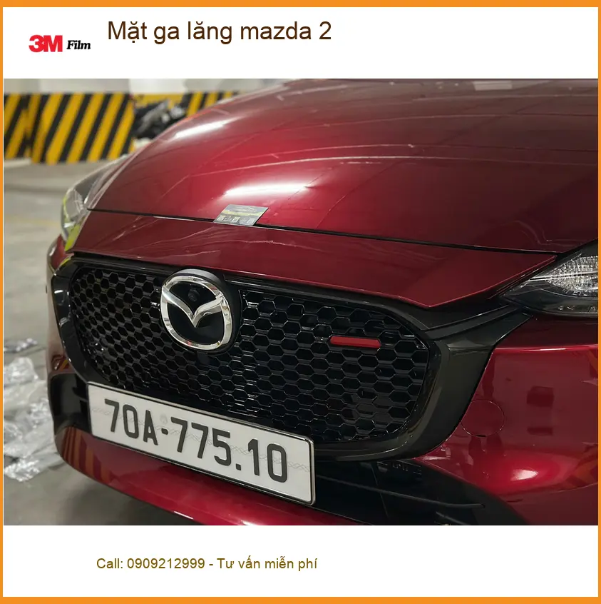 Anh Dũng độ Mặt ga lăng Mazda 2 tại Quận Thủ Đức để thay thế mặt zin đã cũ