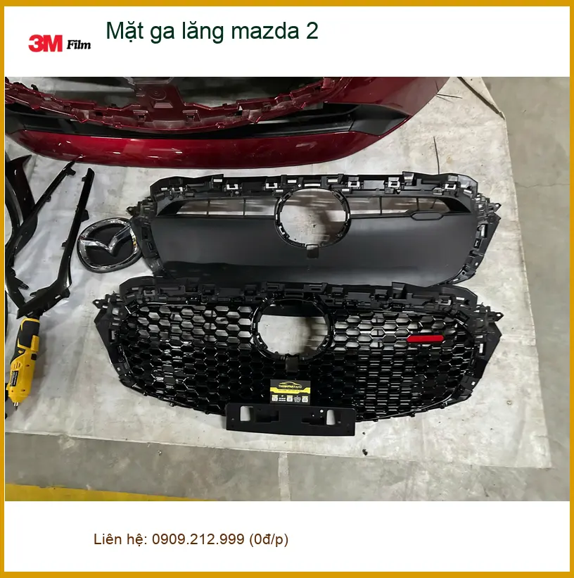 Anh Tấn độ Mặt ga lăng Mazda 2 tại Quận 10 để xe nhìn thể thao hơn ảnh thực tế 2