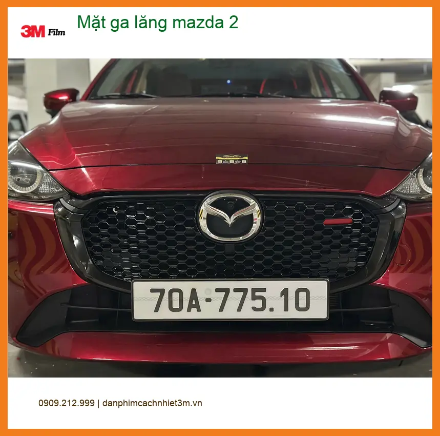 Anh Dũng độ Mặt ga lăng Mazda 2 tại Quận Thủ Đức để thay thế mặt zin đã cũ ảnh thực tế 3