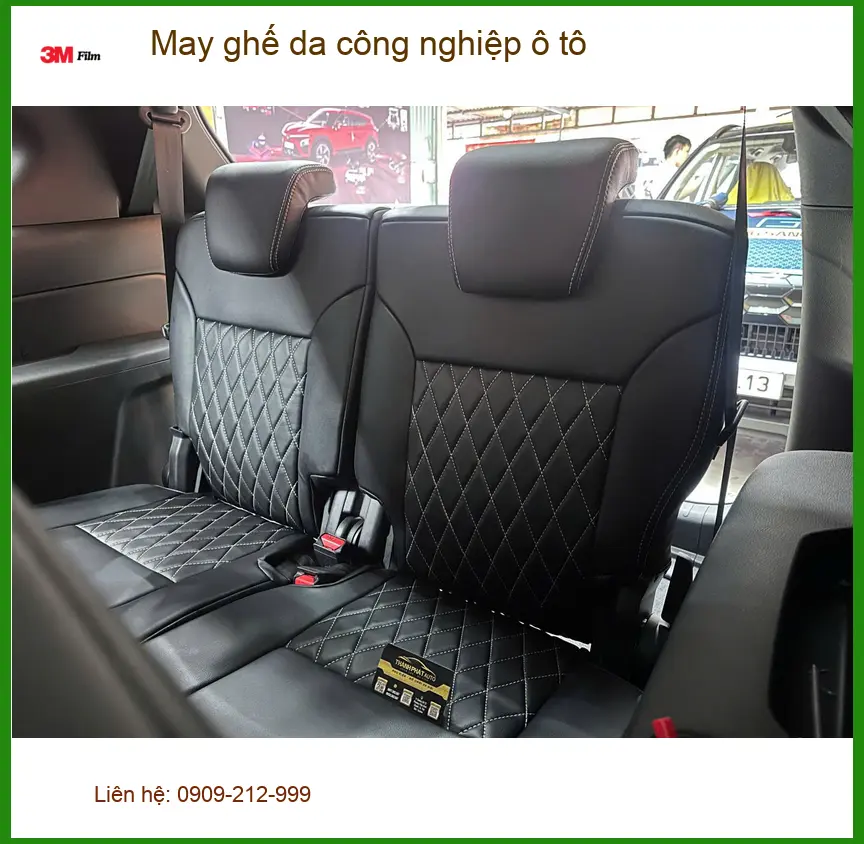 Anh Quang may ghế da công nghiệp ô tô Hyundai Accent tại Quận 2