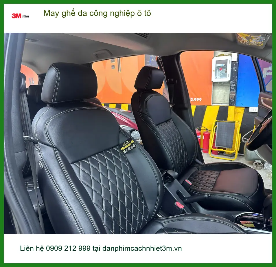 Anh Quang may ghế da công nghiệp ô tô Hyundai Accent tại Quận 2 ảnh thực tế 5