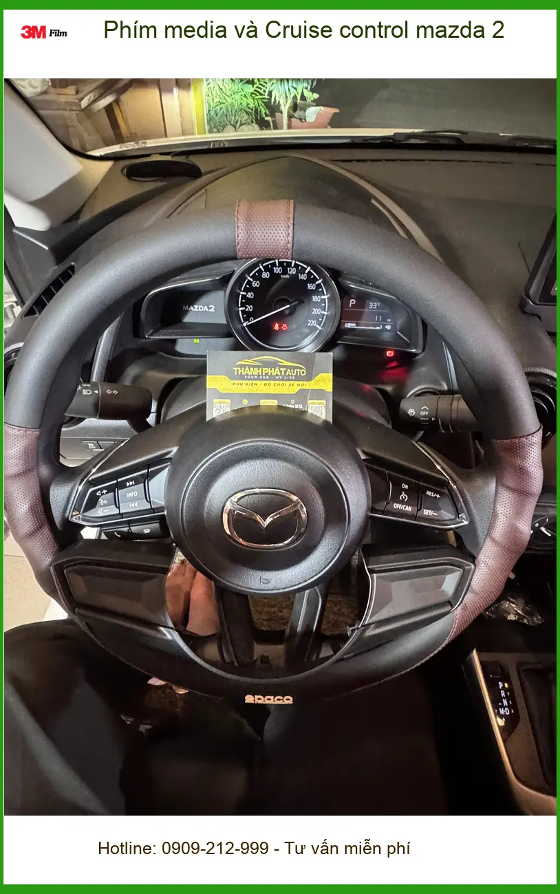 Anh Tùng lắp Phím media và Cruise control Mazda 2 tại Quận 10 ảnh thực tế 3
