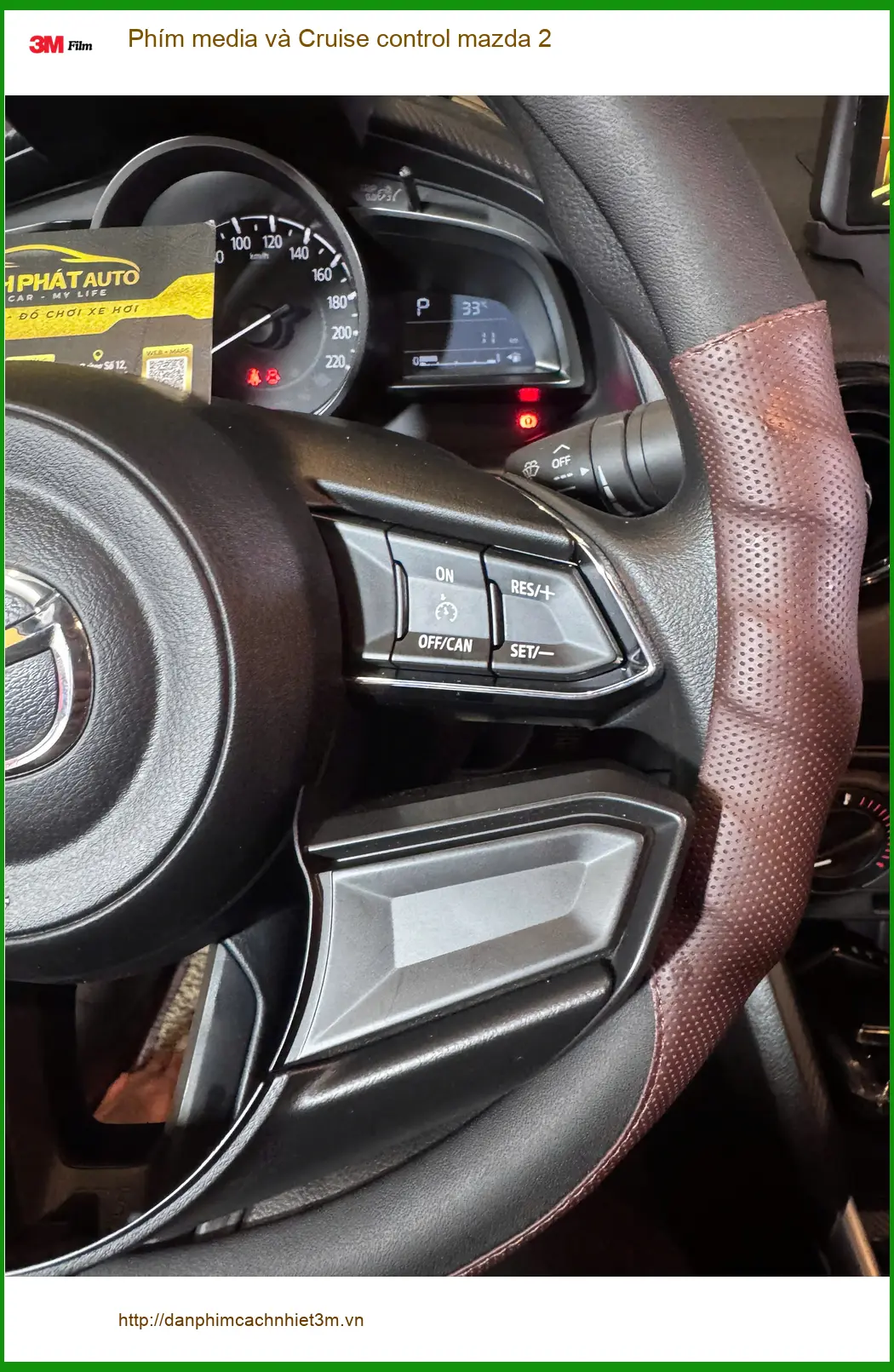 Anh Đạt nâng cấp Phím media và Cruise control Mazda 2 ở Quận Thủ Đức ảnh thực tế 4