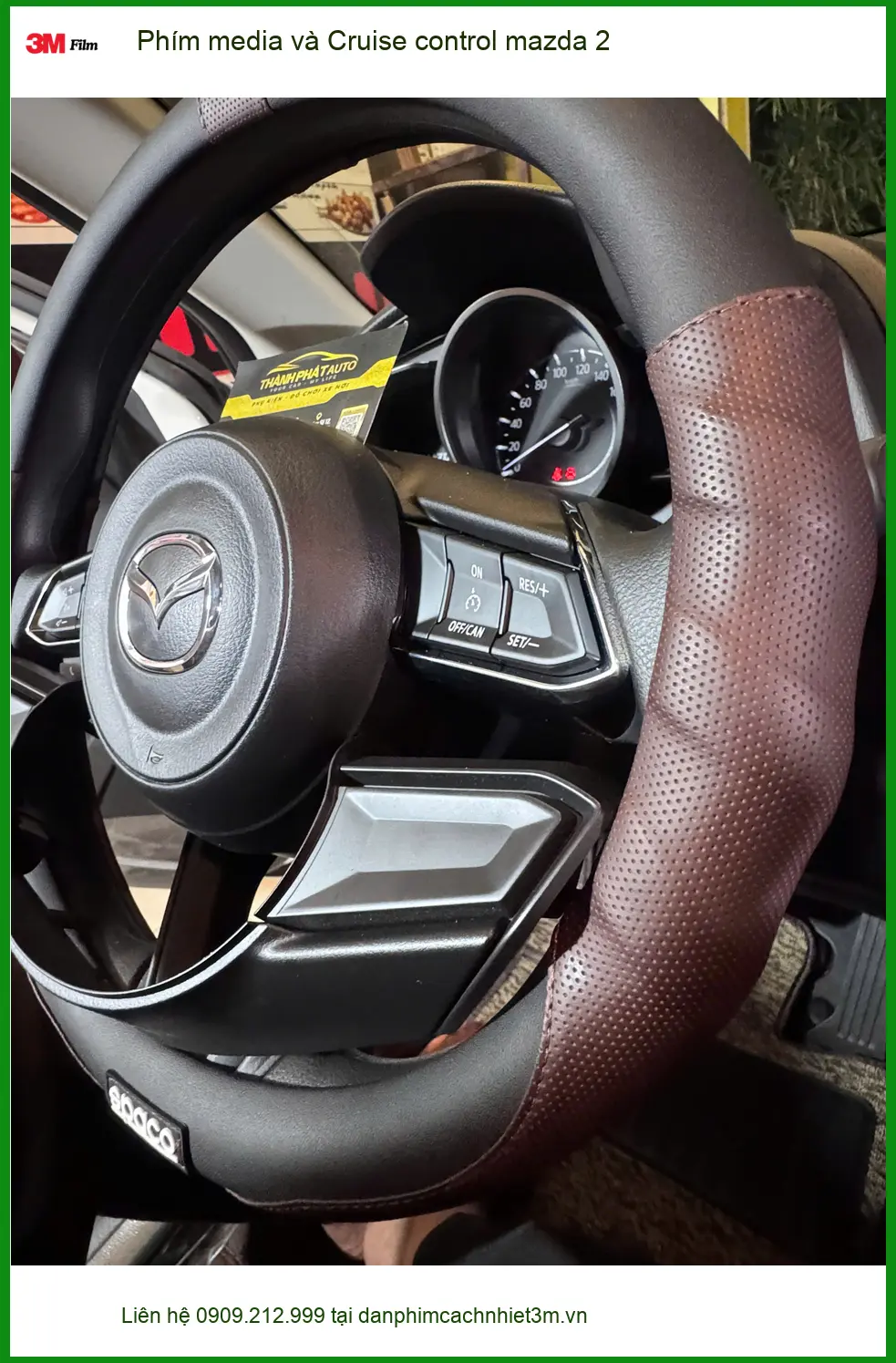 Anh Hoàng Nam nâng cấp Phím media và Cruise control Mazda 2 tại Nhà Bè ảnh thực tế 3