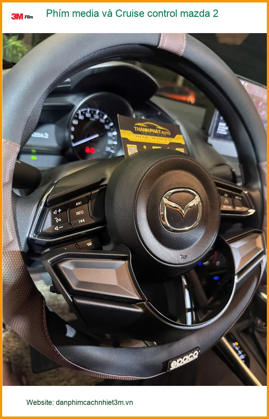 Ông Đạt nâng cấp phím media và cruise control Mazda 2 tại Quận 9 tiện nghi hơn ảnh thực tế 4