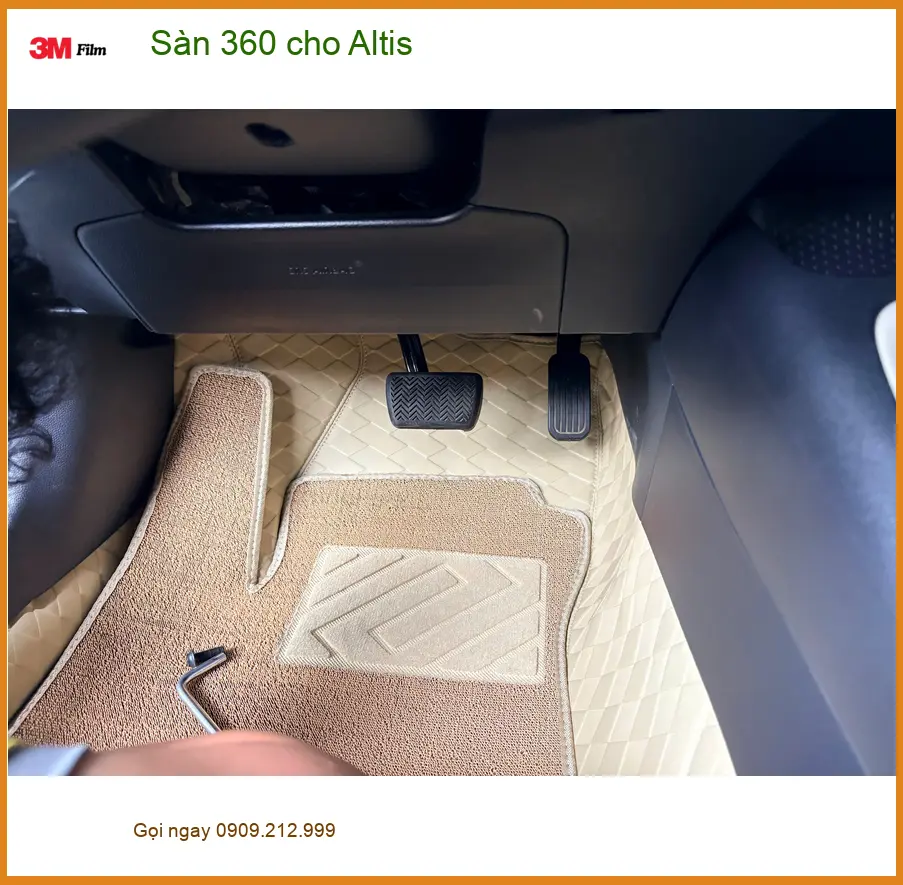 Chị Thùy lắp Camera 360 cho Altis tại Quận Thủ Đức để an tâm hơn khi đỗ xe ảnh thực tế 2
