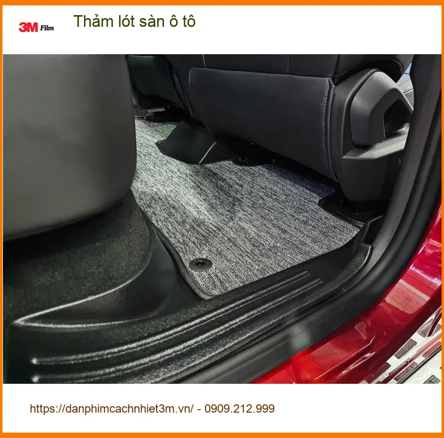 Anh Khải lắp thảm lót sàn ô tô Hyundai Santa Fe tại Quận 12 giữ xe sạch ảnh thực tế 2