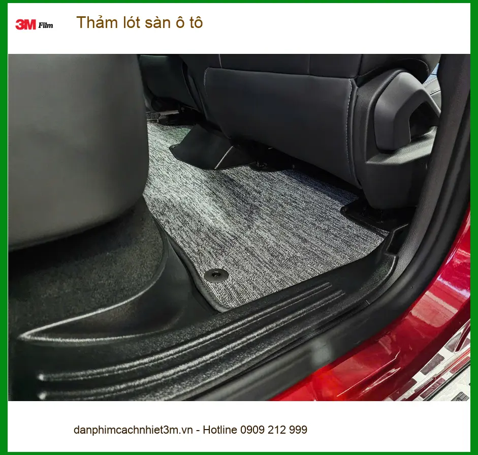 Anh Quang thay thảm lót sàn ô tô Hyundai Accent tại Quận 3 dễ vệ sinh ảnh thực tế 5