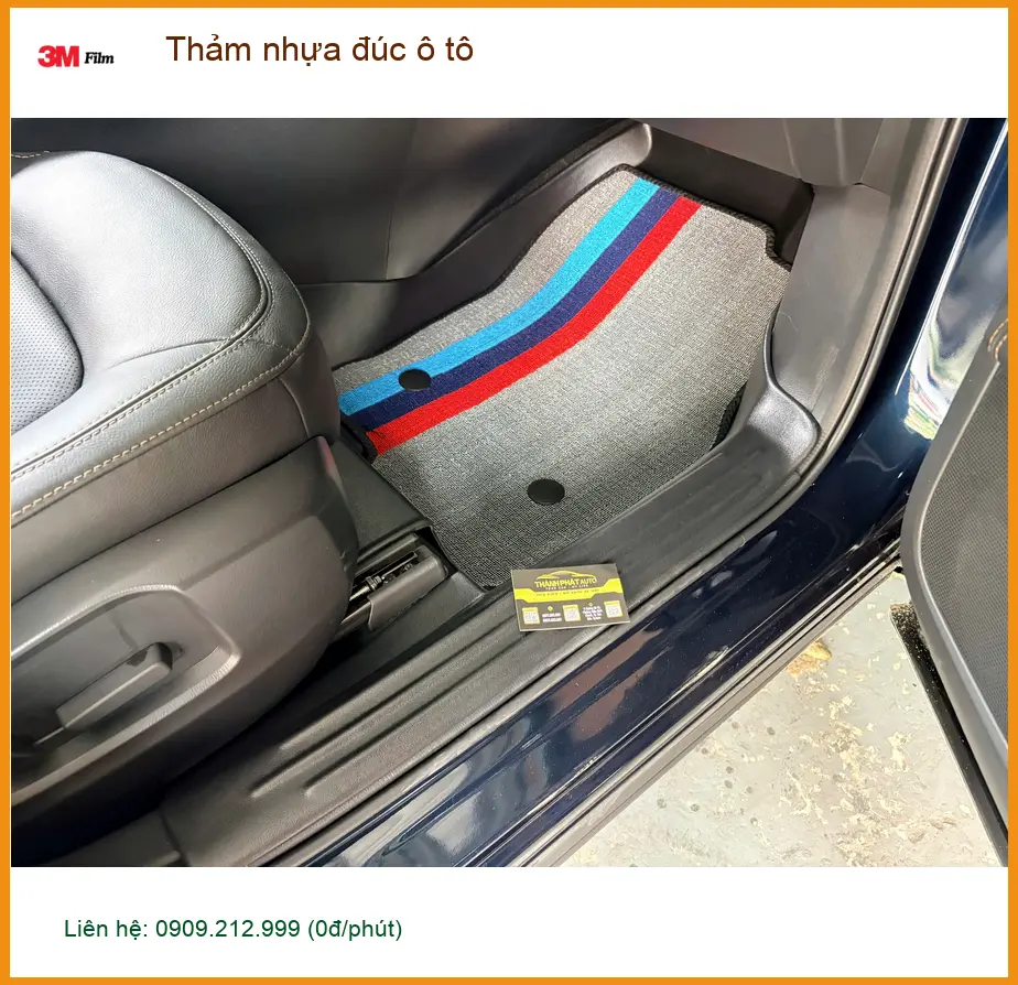 Anh Bảo thay thảm nhựa đúc ô tô cho Hyundai Accent tại Quận Bình Tân