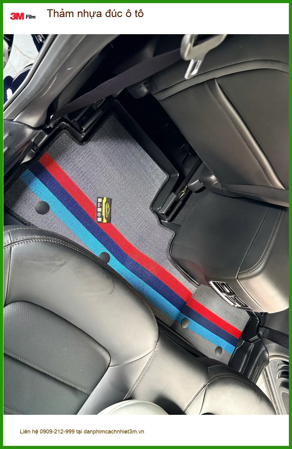 Chị Thảo lắp thảm nhựa đúc ô tô cho Hyundai Accent tại Hóc Môn để giữ xe sạch sẽ ảnh thực tế 2