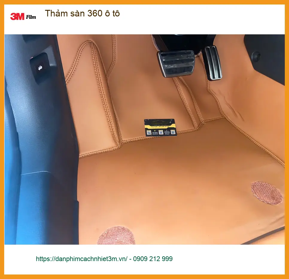 Anh Tấn lắp thảm sàn 360 ô tô Mitsubishi Attrage tại Hóc Môn cho nội thất sạch sẽ ảnh thực tế 4