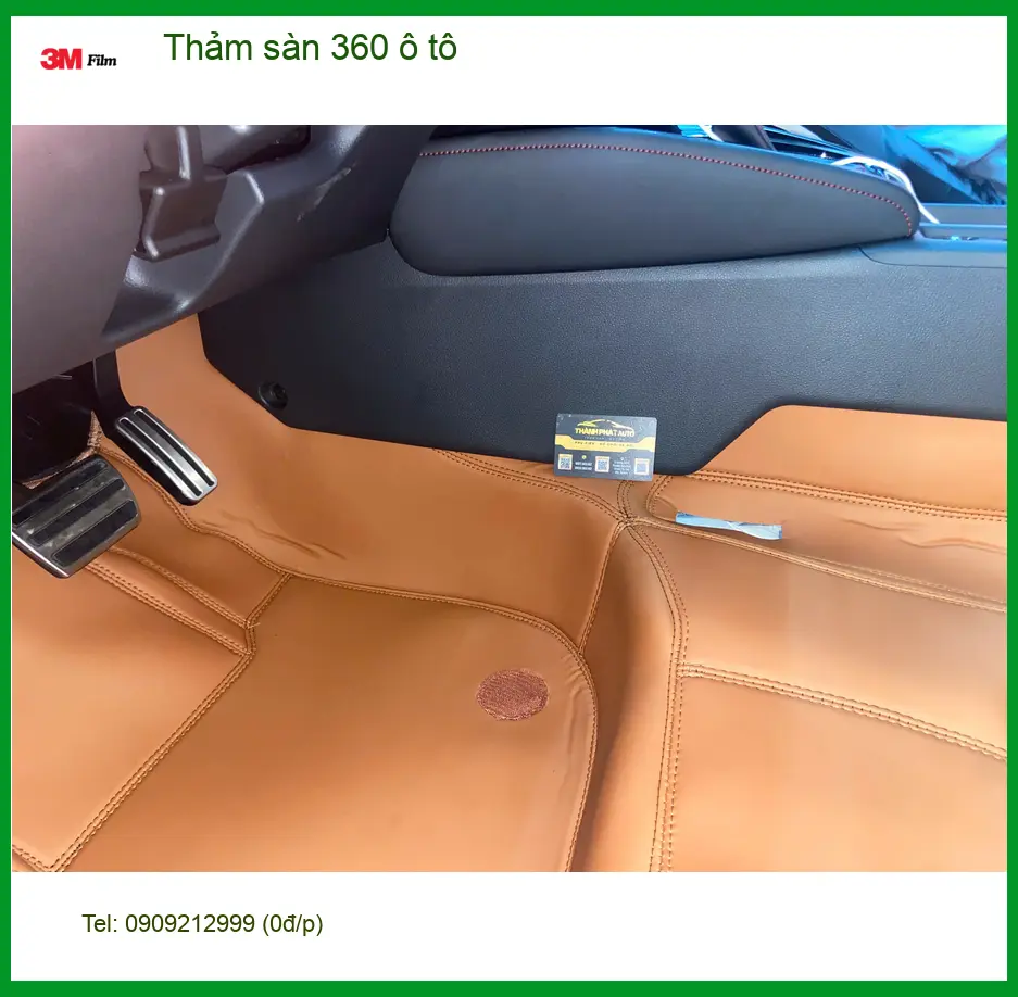 Anh Minh lắp thảm sàn 360 ô tô cho Hyundai Accent tại Quận 4 để nội thất luôn sạch đẹp ảnh thực tế 4