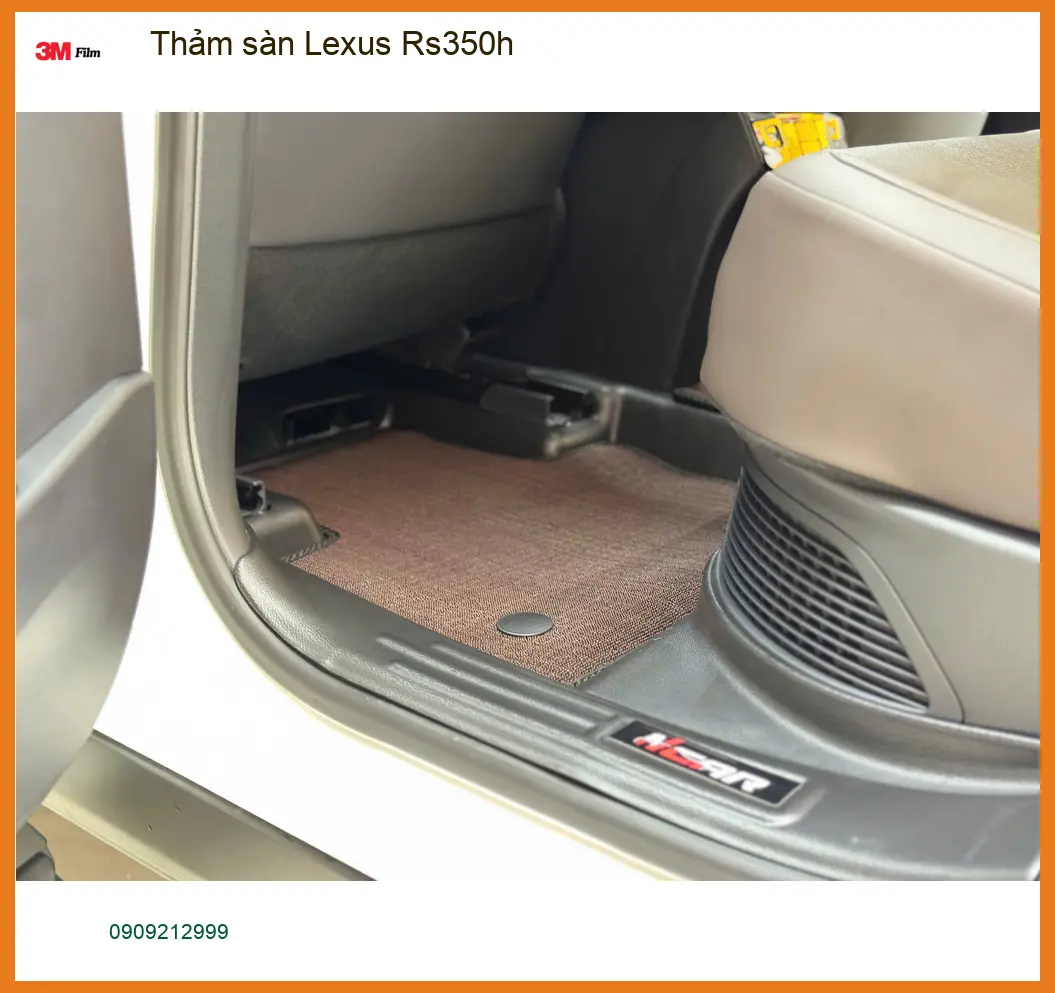 Anh Khang thay thảm sàn Lexus RS350h tại Quận 9 giữ xe luôn sạch sẽ ảnh thực tế 2