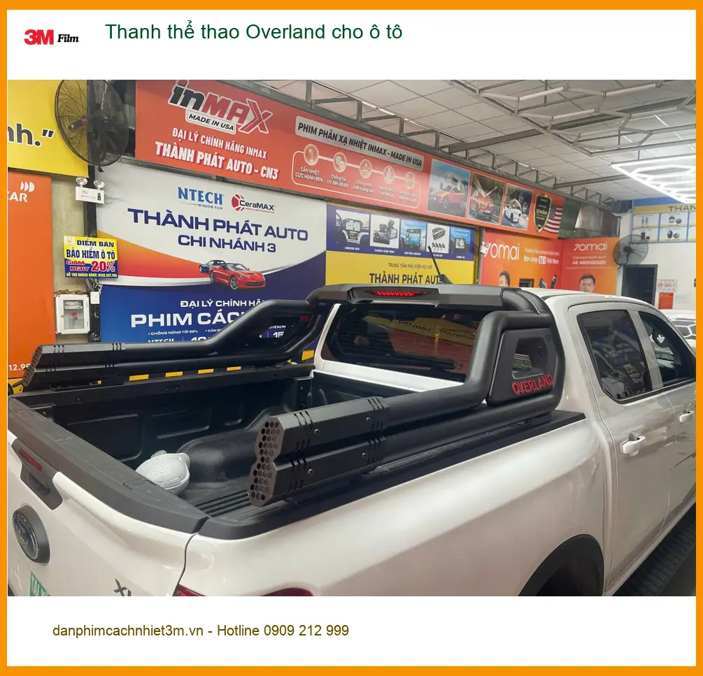 Anh Bảo lắp Thanh thể thao Overland cho Mitsubishi Triton tại Quận 9 chuẩn bị dã ngoại