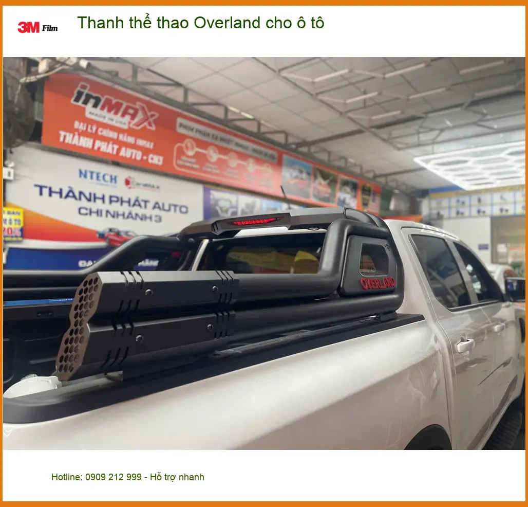Anh Bảo lắp Thanh thể thao Overland cho Mitsubishi Triton tại Quận 9 chuẩn bị dã ngoại ảnh thực tế 3