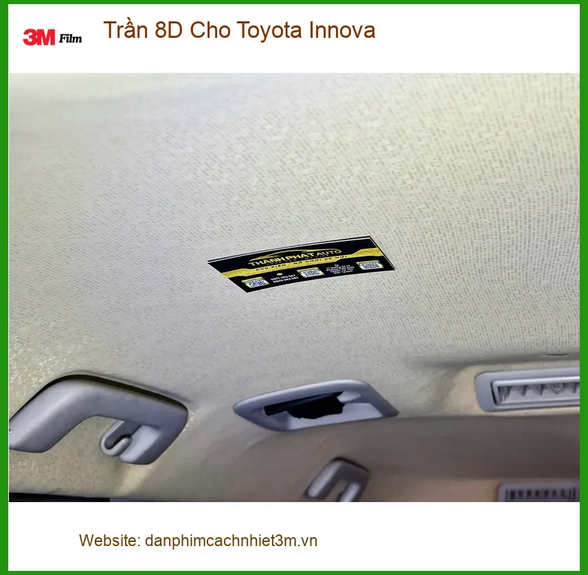 Anh Minh lắp Trần 8D cho Toyota Innova Quận 12 để không gian xe cao cấp hơn ảnh thực tế 3