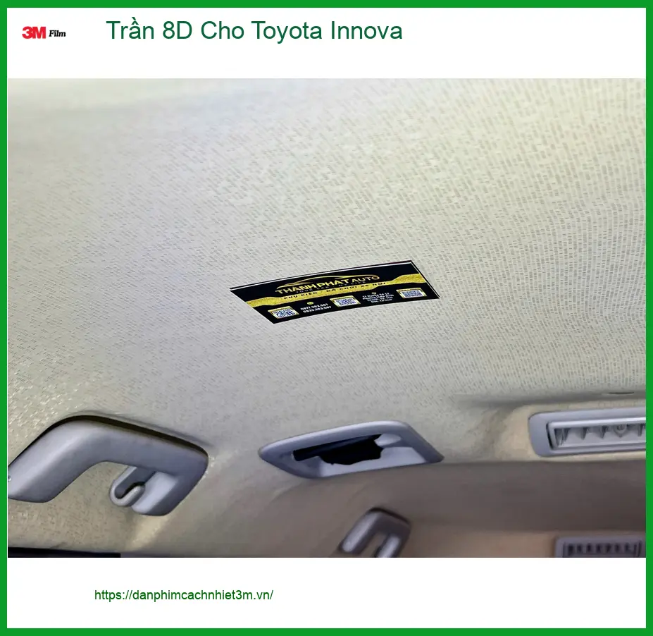 Anh Minh lắp trần 8D cho Toyota Innova tại Quận Thủ Đức nâng tầm không gian nội thất ảnh thực tế 4