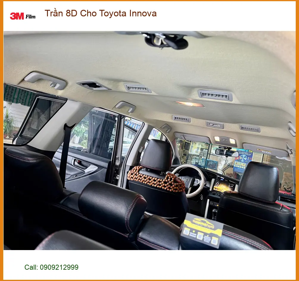 Anh Minh lắp Trần 8D cho Toyota Innova Quận 12 để không gian xe cao cấp hơn ảnh thực tế 4