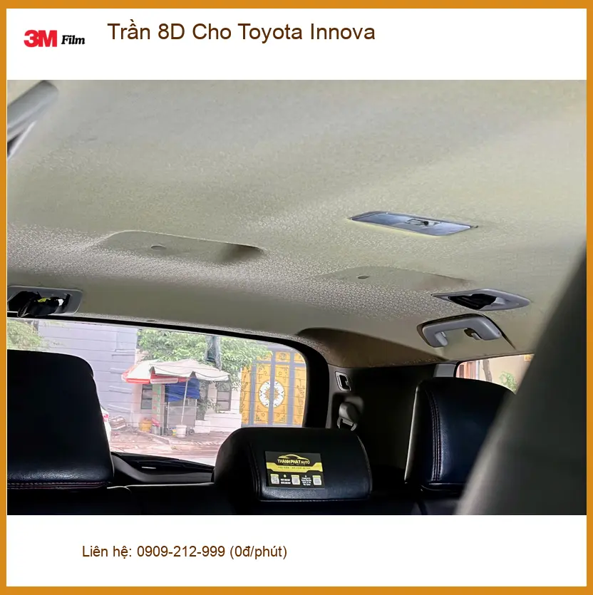 Anh Minh lắp Trần 8D cho Toyota Innova Quận 12 để không gian xe cao cấp hơn ảnh thực tế 5