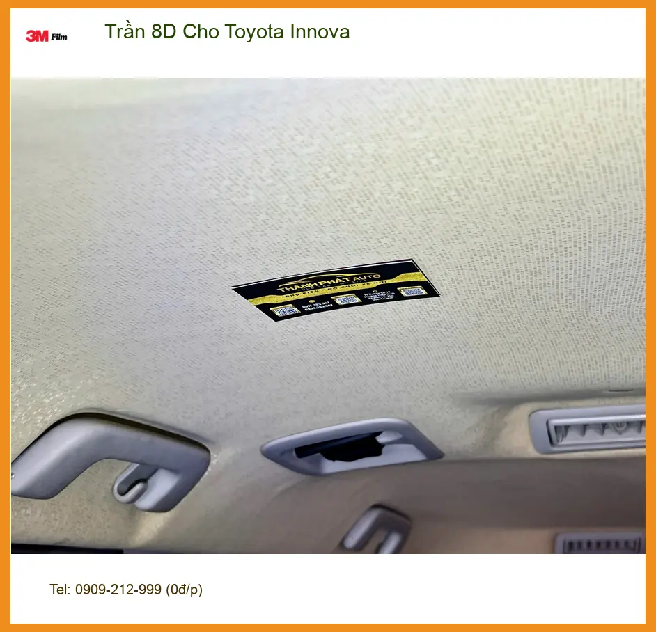 Anh Khoa lắp Trần 8D cho Toyota Innova tại Quận Tân Phú để nội thất thêm đẳng cấp ảnh thực tế 3