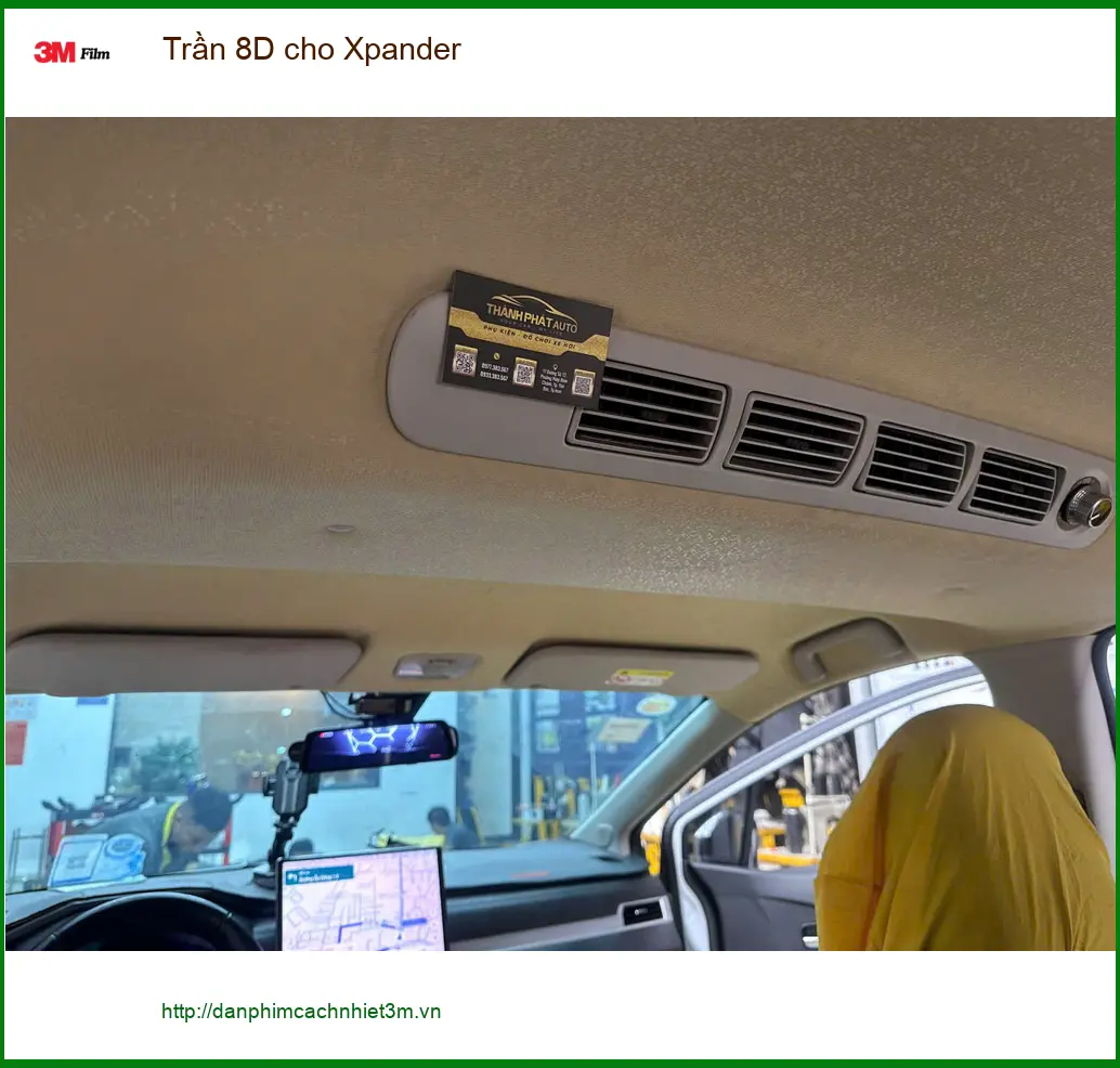 Chị Kiều Bọc Trần 8D cho Xpander tại Quận 2 để nội thất sang trọng hơn