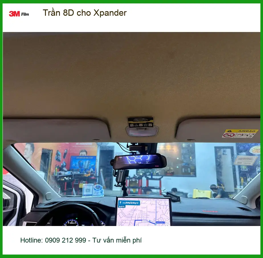 Chị Kiều Bọc Trần 8D cho Xpander tại Quận 2 để nội thất sang trọng hơn ảnh thực tế 2