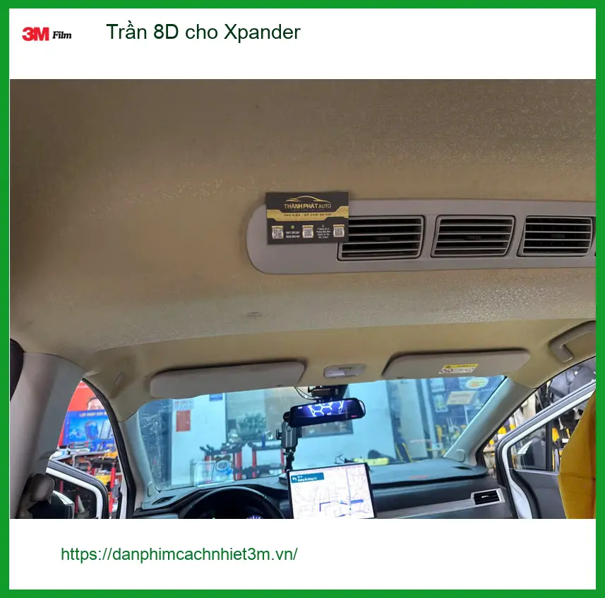 Chị Kiều Bọc Trần 8D cho Xpander tại Quận 2 để nội thất sang trọng hơn ảnh thực tế 3