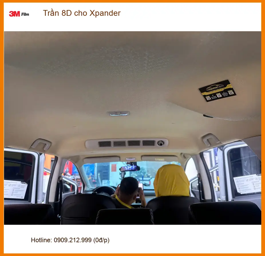 Chị Kiều Bọc Trần 8D cho Xpander tại Quận 2 để nội thất sang trọng hơn ảnh thực tế 4