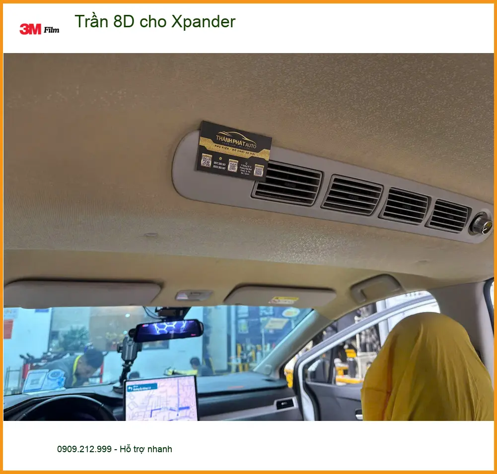 Anh Khang bọc Trần 8D cho Xpander tại Nhà Bè để nâng tầm không gian nội thất ảnh thực tế 2
