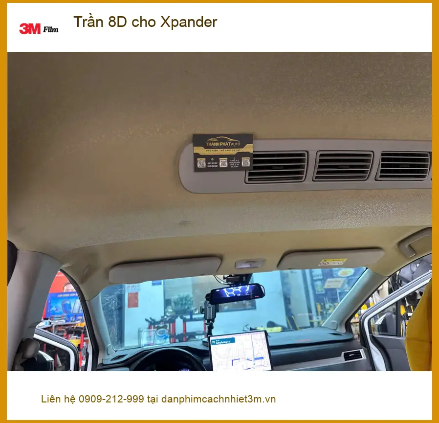 Anh Khang bọc Trần 8D cho Xpander tại Nhà Bè để nâng tầm không gian nội thất ảnh thực tế 4