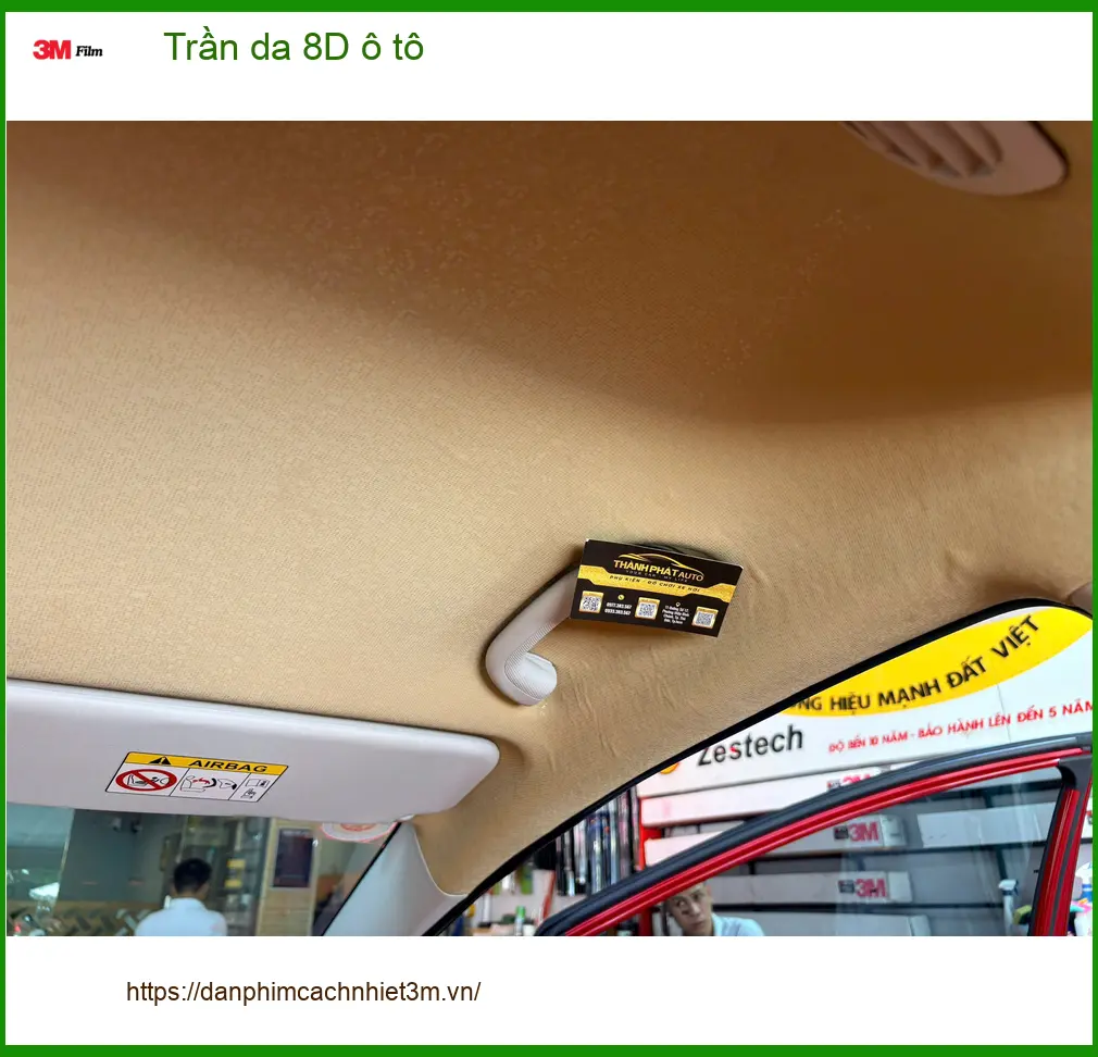 Chú Lâm bọc Trần da 8D ô tô Honda CRV ở Quận Nhà Bè