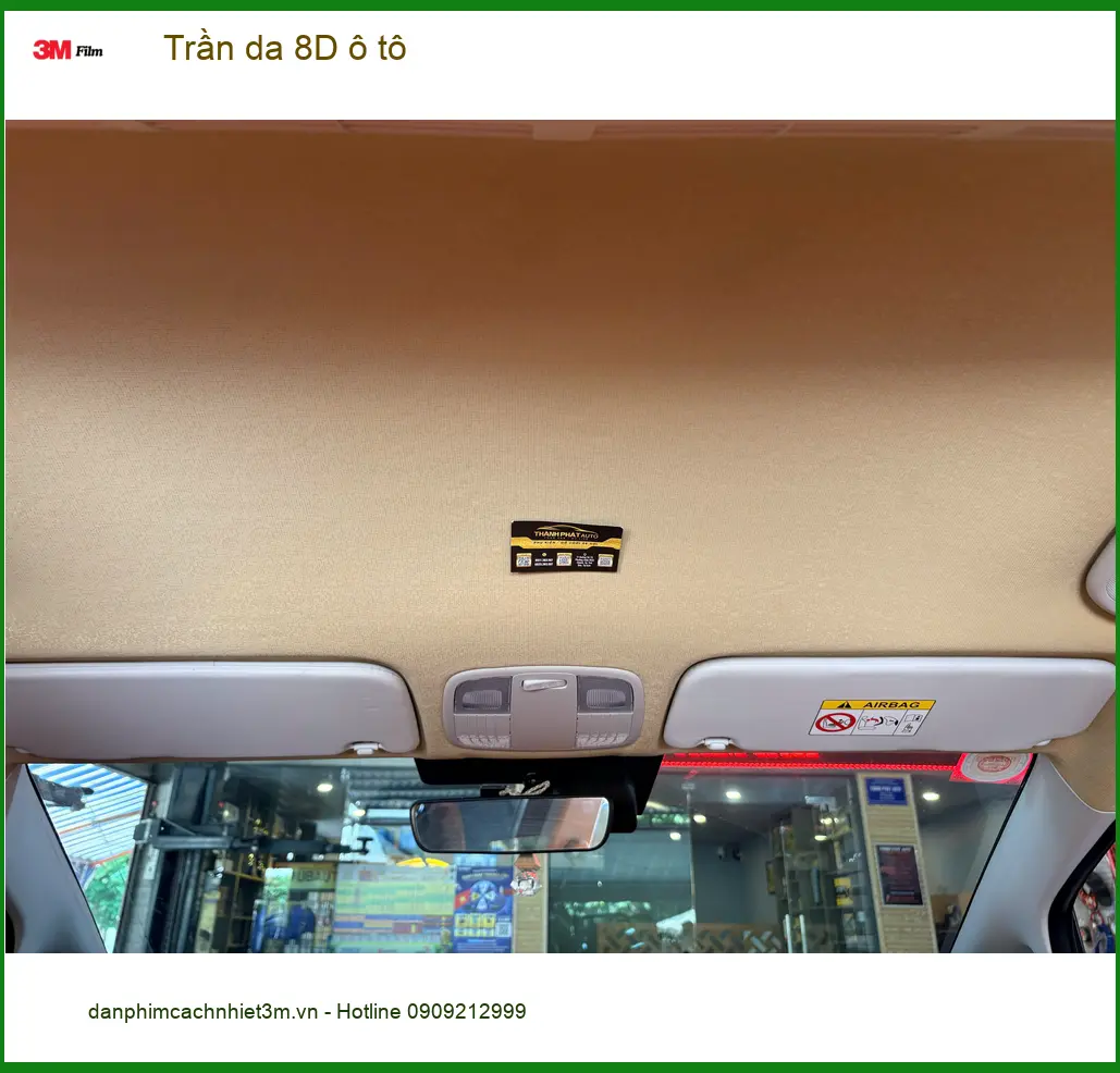 Chú Lâm bọc Trần da 8D ô tô Honda CRV ở Quận Nhà Bè ảnh thực tế 5