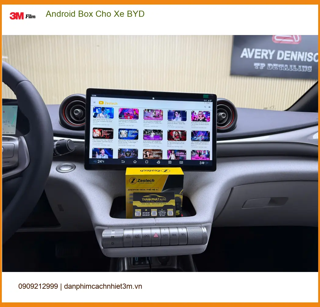 Anh Phát lắp Android Box cho xe BYD Seal phục vụ công việc tại Quận 3 ảnh thực tế 2