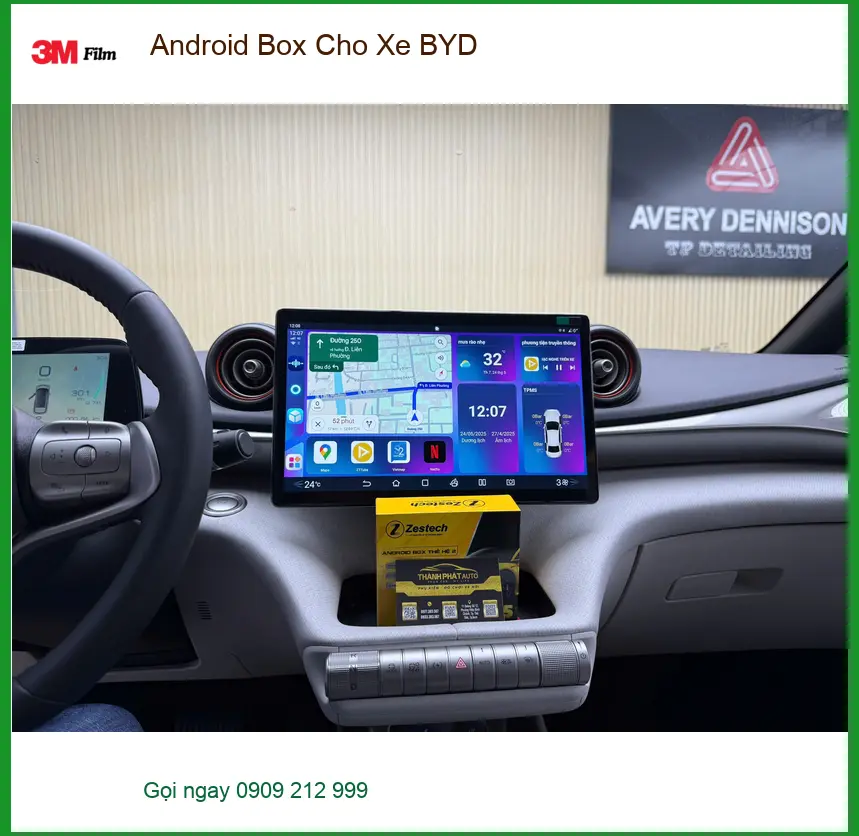 Anh Phát lắp Android Box cho xe BYD Seal phục vụ công việc tại Quận 3 ảnh thực tế 4