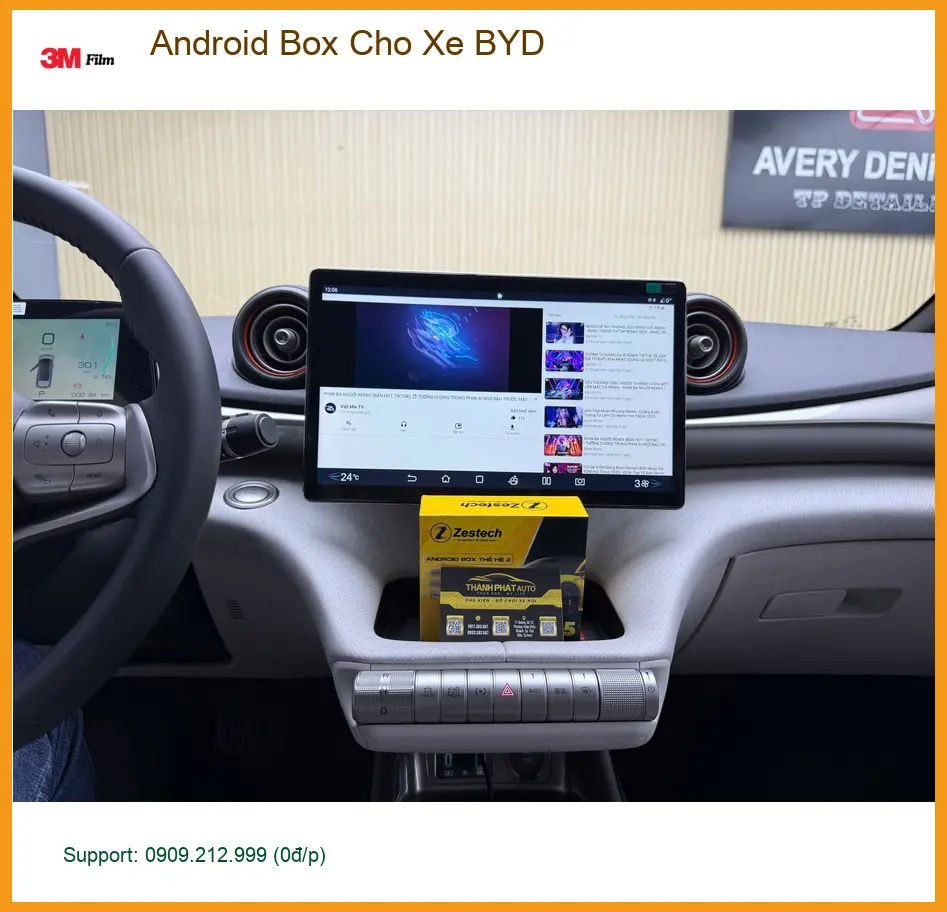 Chú Sơn lắp Android Box cho xe BYD tại Quận Tân Bình để nâng tầm giải trí và tiện ích ảnh thực tế 4