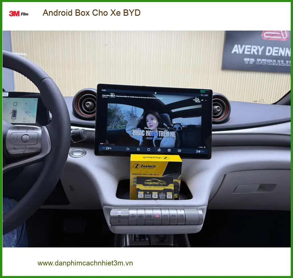 Chị Minh Lắp Android Box Cho Xe BYD Seal tại Nhà Bè để tiện xem bản đồ và giải trí ảnh thực tế 2