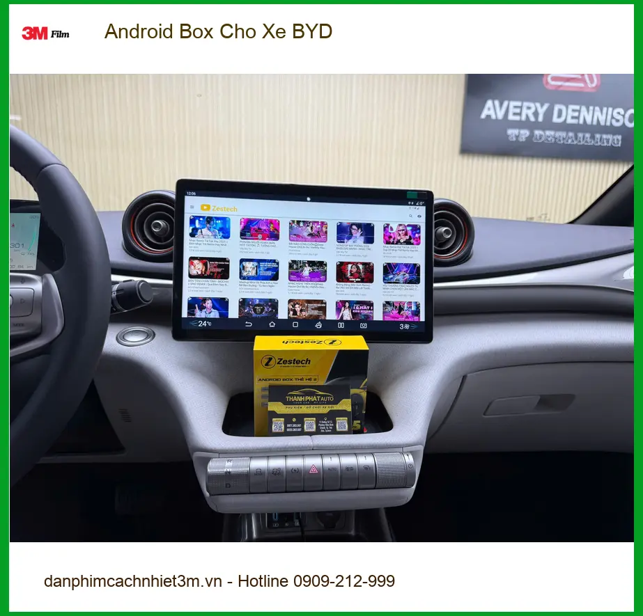 Chị Minh Lắp Android Box Cho Xe BYD Seal tại Nhà Bè để tiện xem bản đồ và giải trí ảnh thực tế 4