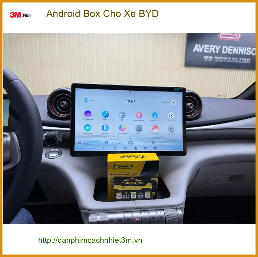 Chị Minh Lắp Android Box Cho Xe BYD Seal tại Nhà Bè để tiện xem bản đồ và giải trí ảnh thực tế 5