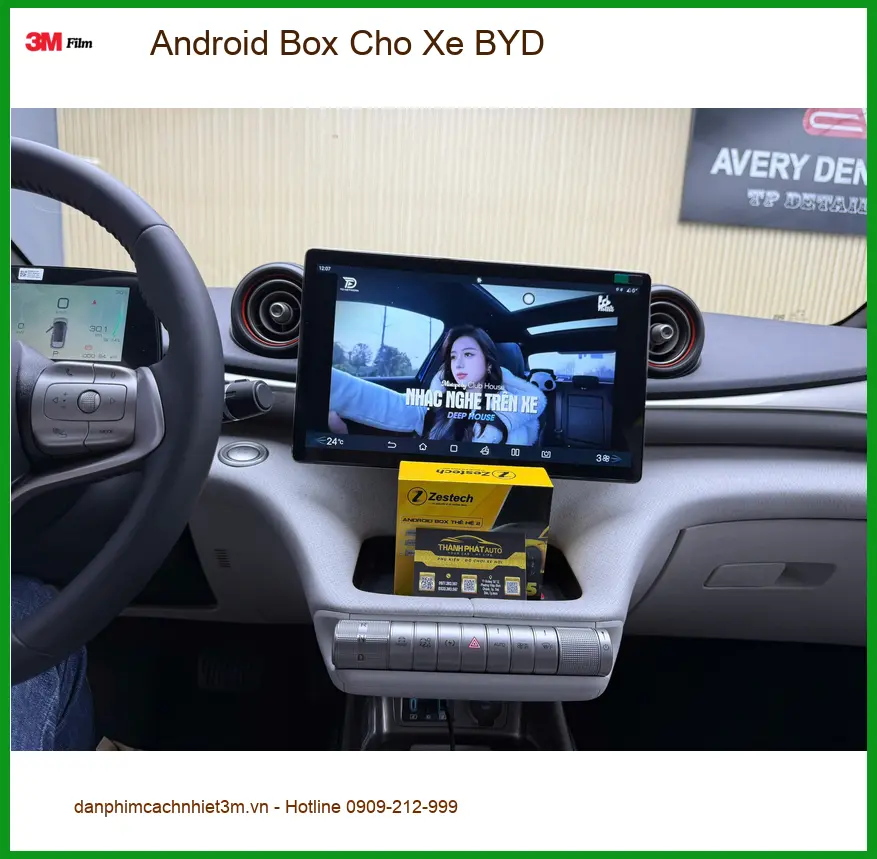Anh Tấn lắp Android Box cho xe BYD tại Quận 7 để chuyến công tác không nhàm chán ảnh thực tế 2