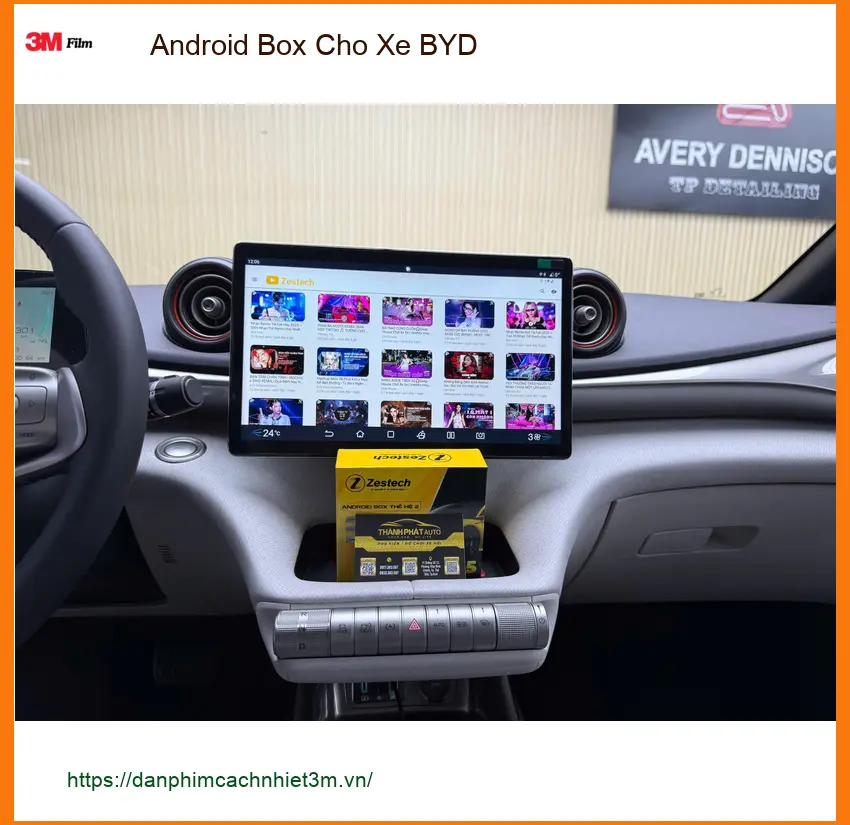 Anh Tấn lắp Android Box cho xe BYD tại Quận 7 để chuyến công tác không nhàm chán ảnh thực tế 3