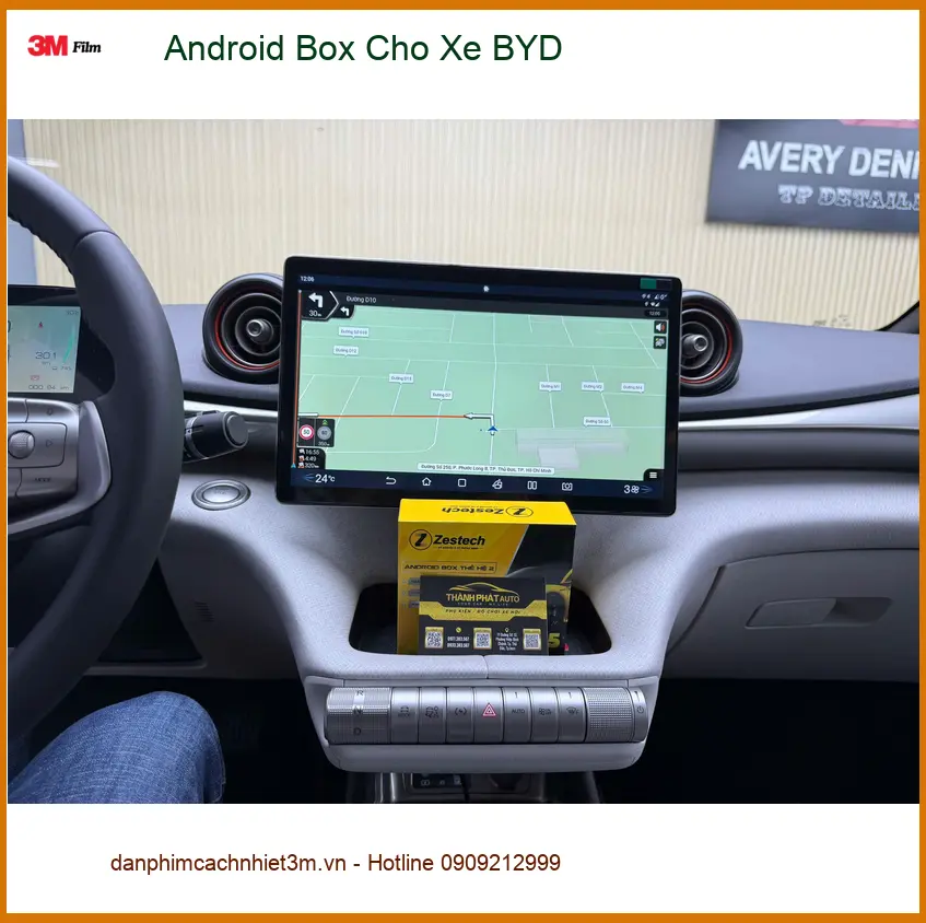 Anh Tấn lắp Android Box cho xe BYD tại Quận 7 để chuyến công tác không nhàm chán ảnh thực tế 5