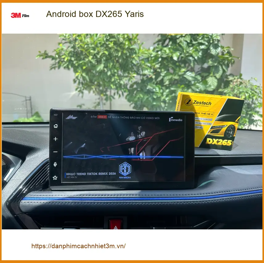 Anh Minh lắp Android box DX265 Yaris tại Quận Huyện Nhà Bè để nâng tầm giải trí ảnh thực tế 3