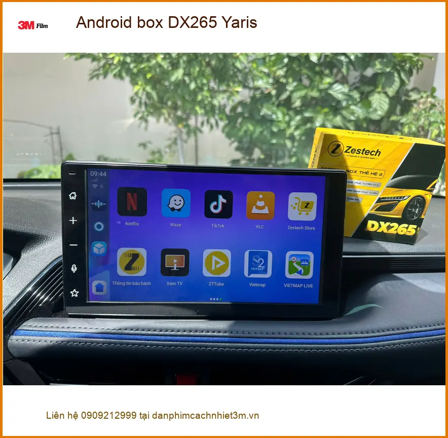 Anh Minh lắp Android box DX265 Yaris tại Quận Huyện Nhà Bè để nâng tầm giải trí ảnh thực tế 5