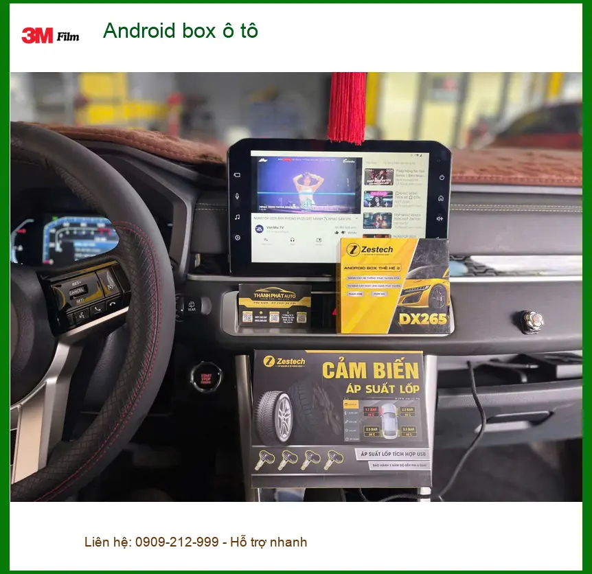 Chú Lợi lắp Android box ô tô Toyota Corolla Cross tại Quận Tân Bình ảnh thực tế 3
